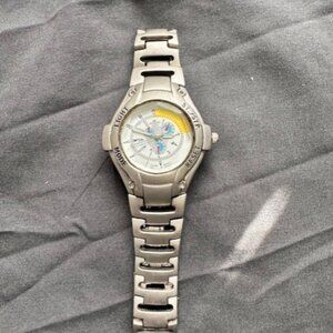 Denacci Men's Watch YT0996 White Dial Silver Bracelet Band Japan Mvt SS